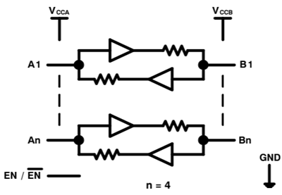 onsemi NL3X5004 Voltage-Level Translators